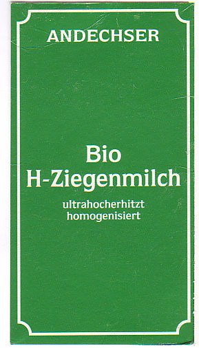 Deutschland: Andechsner - Bio H-Ziegenmilch