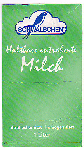 Deutschland: Schwlbchen - haltbare entrahmte Milch
