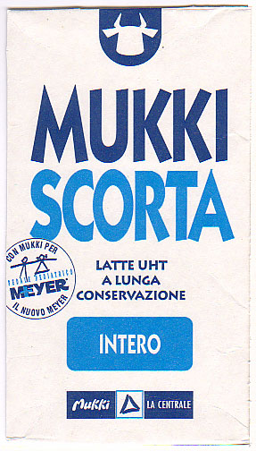Italien: Mukki Scorta - Latte UHT a lunga conservazione intero