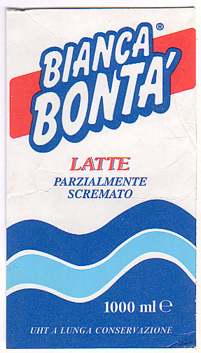 Italien: Bianca Bonta - Latte parzialmente scremato UHT