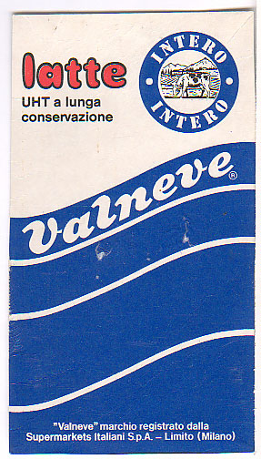 Italien: Valneve - Latte UHT intero