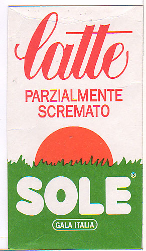 Italien: Sole - Latte parzialmente scremato