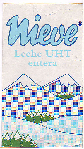 Spanien: Nieve - Leche UHT entera