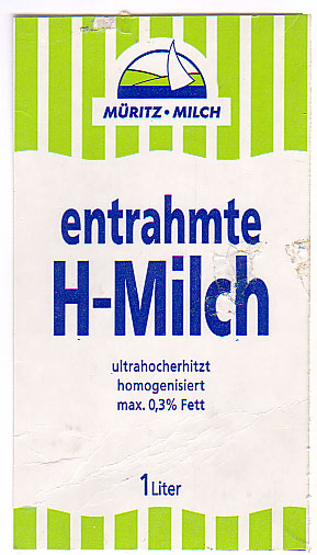 Deutschland: Mritz Milch - entrahmte H-Milch