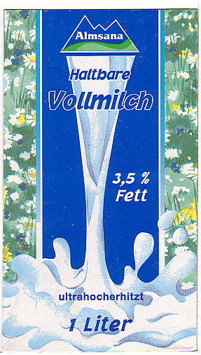 Deutschland: Almsana - Haltbare Vollmilch