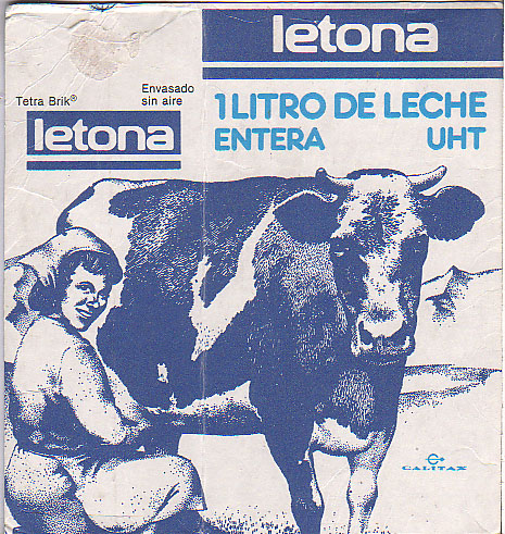 Spanien: Letona - 1 Litro de Leche, entera UHT